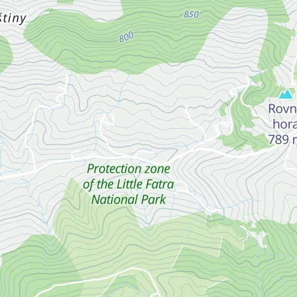 Map of Chata Biely Potok 1275 Terchová