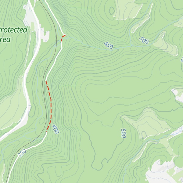 Map of Kňazova hora