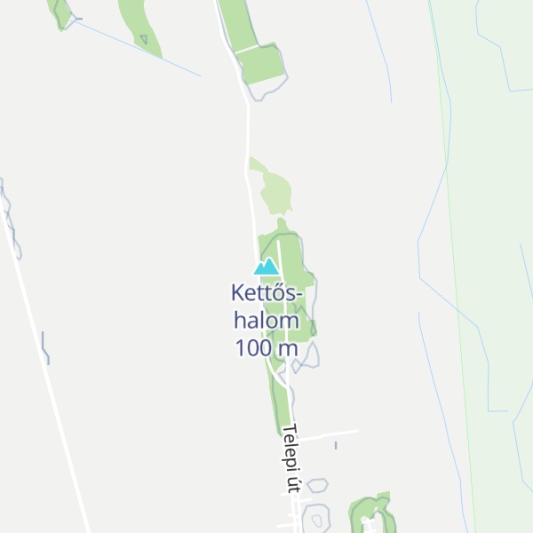 Map of Kettős-halom