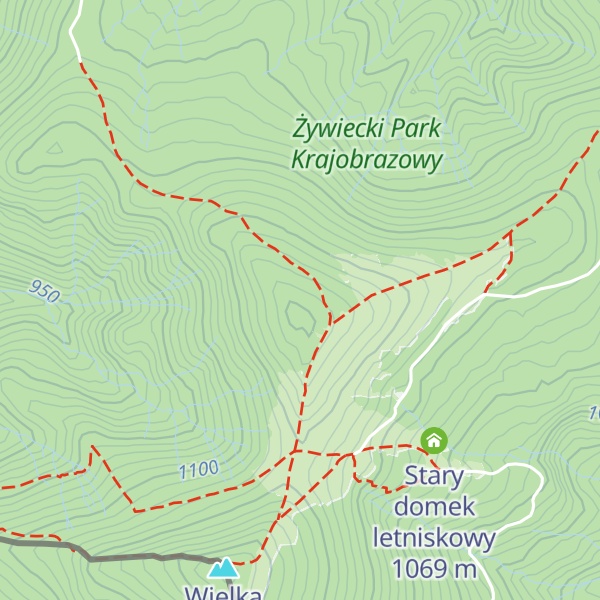 Map of Mała Rycerzowa