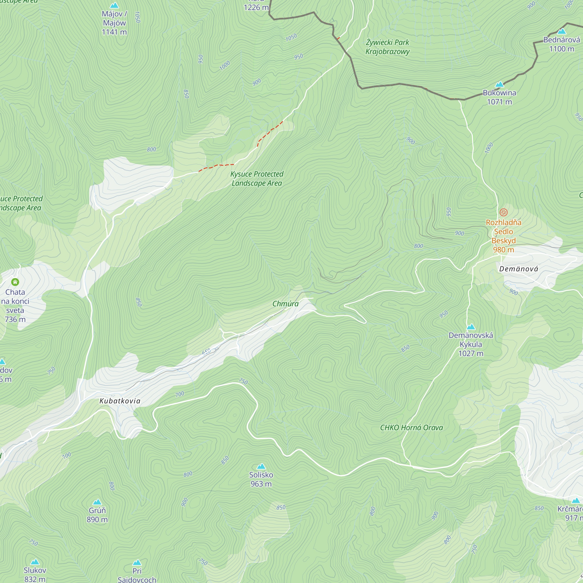 Šuľavov cholvarok map