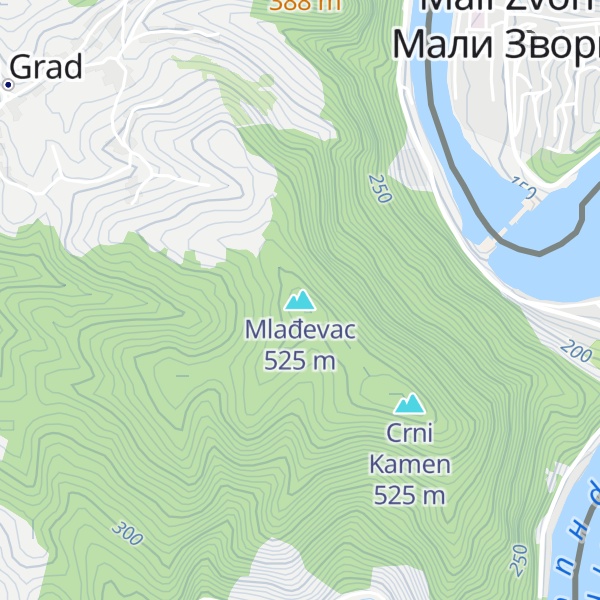 Map of Mlađevac