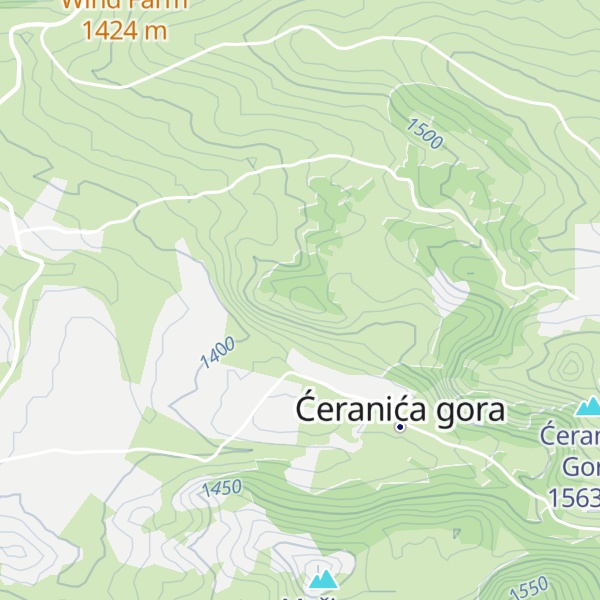 Map of Mršina Greda