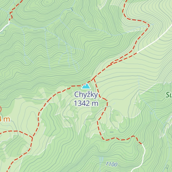 Map of Chyžky