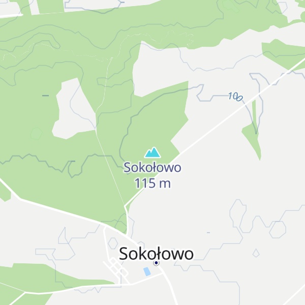Map of Sokołowo