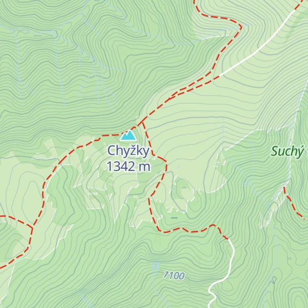 Map of Koliba Chyžka