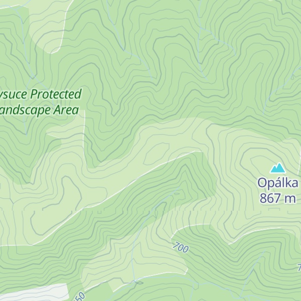 Map of Richtárova útulňa u Poništa