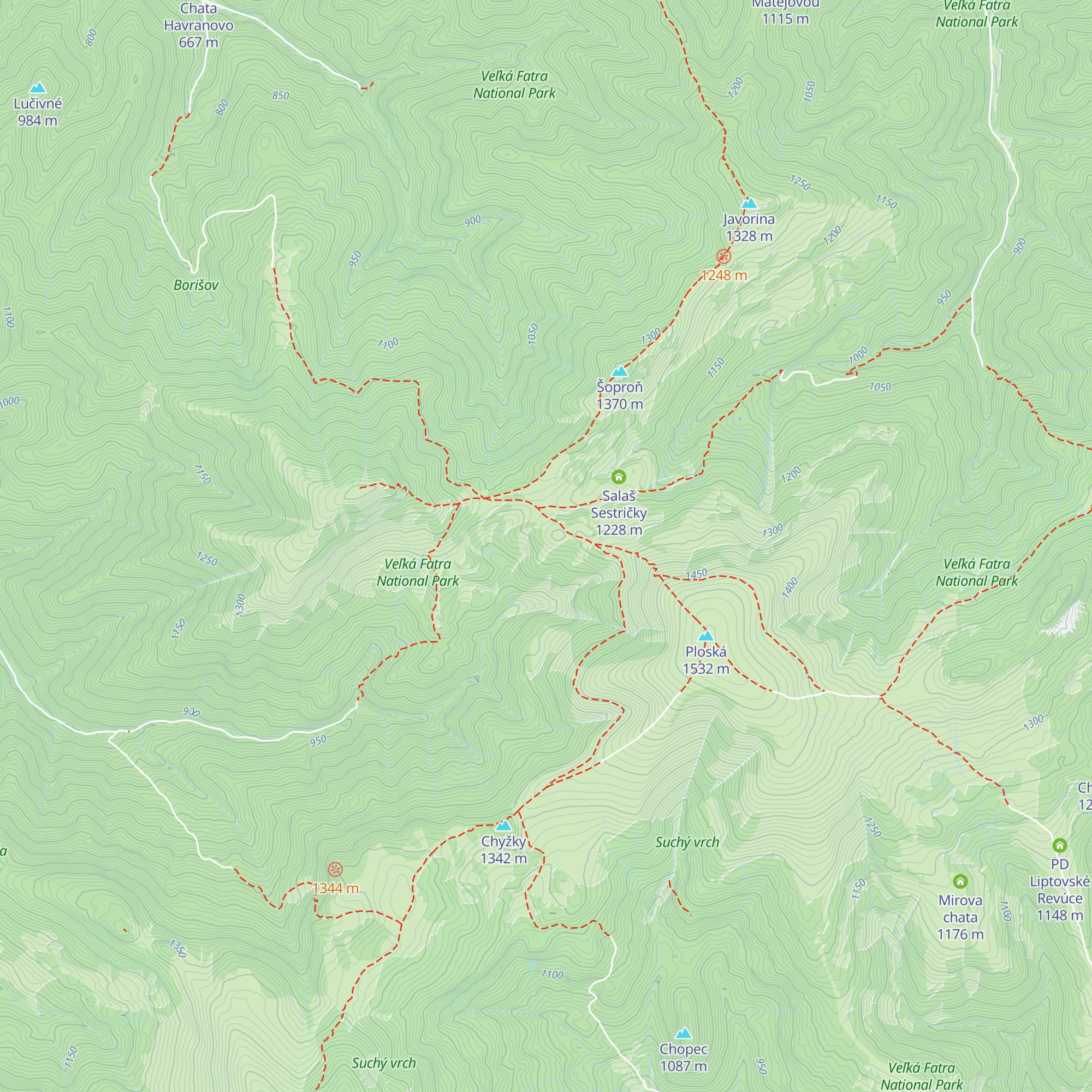 Salaš pod Ploskou map