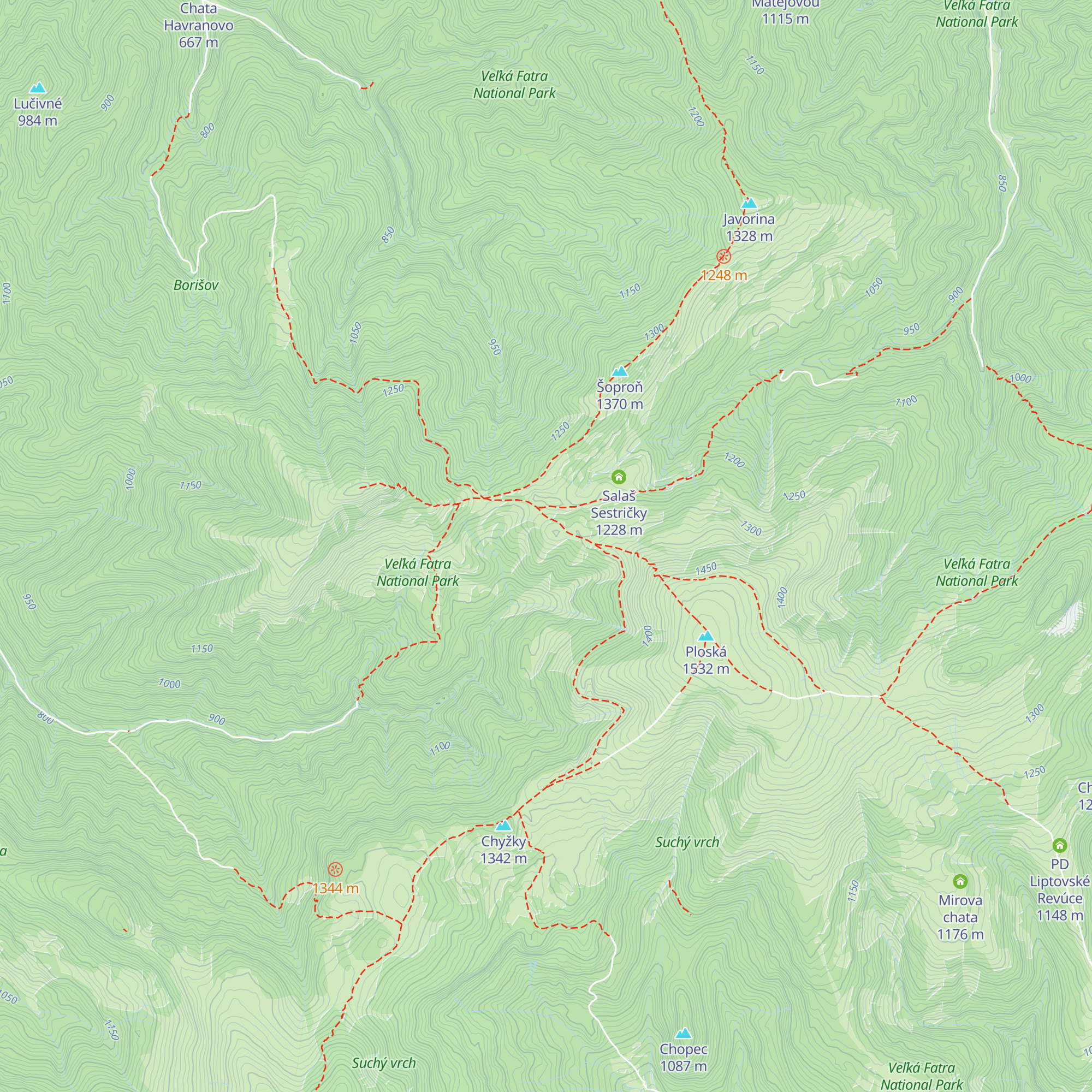 Salaš pod Ploskou map
