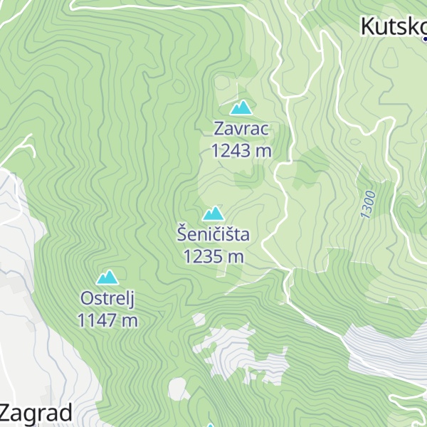 Map of Šeničišta