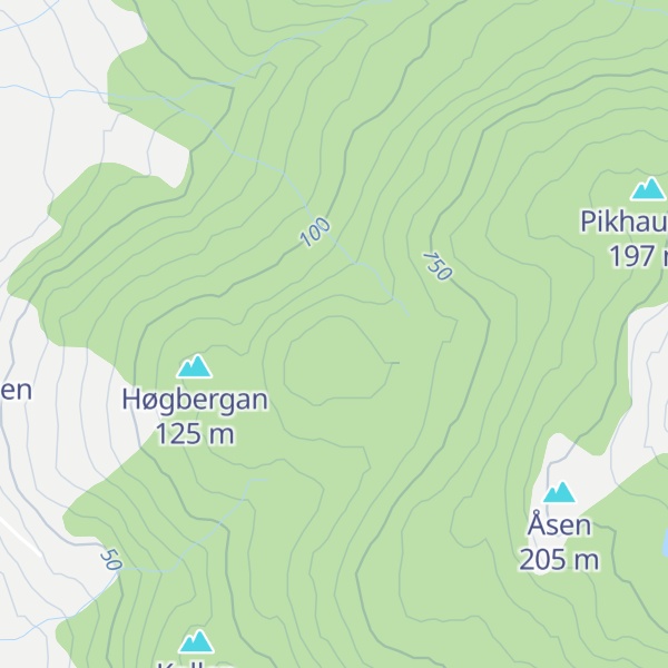 Map of Veddalsgjota