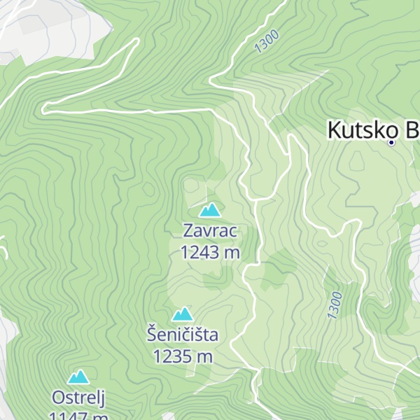 Map of Zavrac