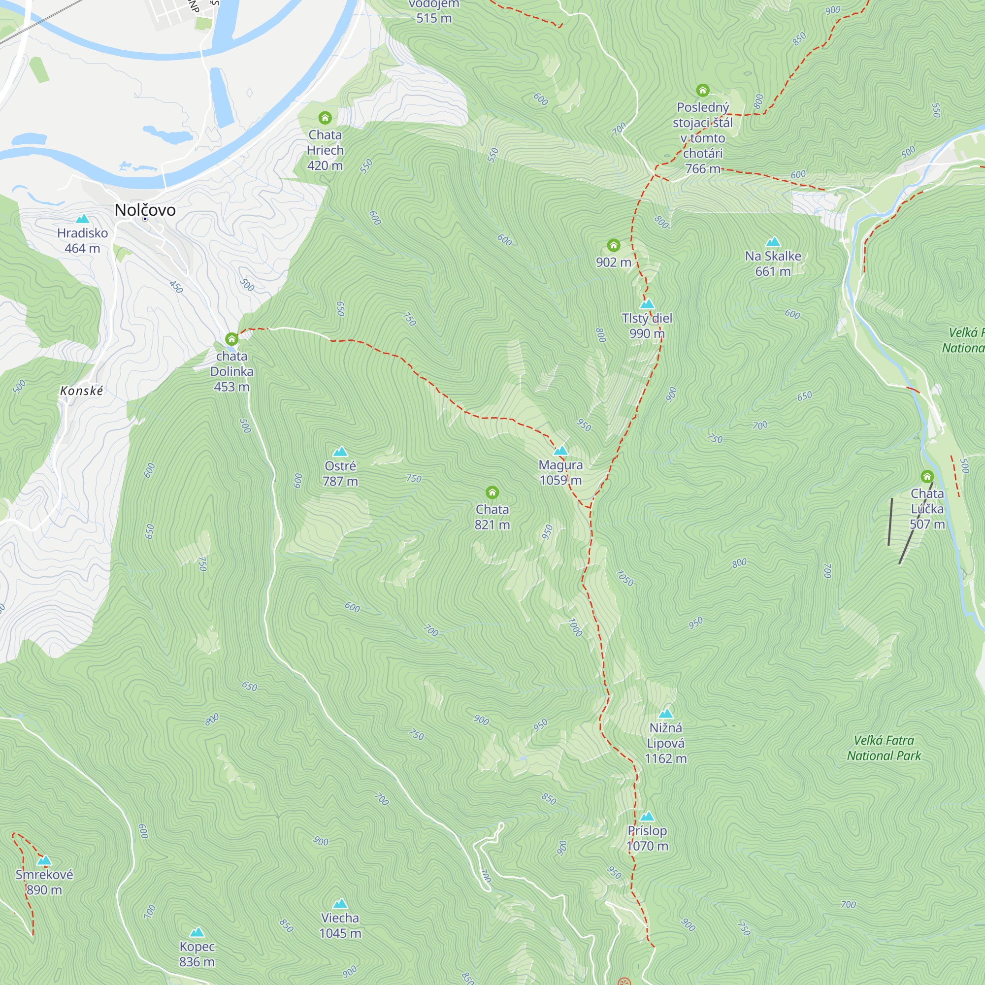 Chata map