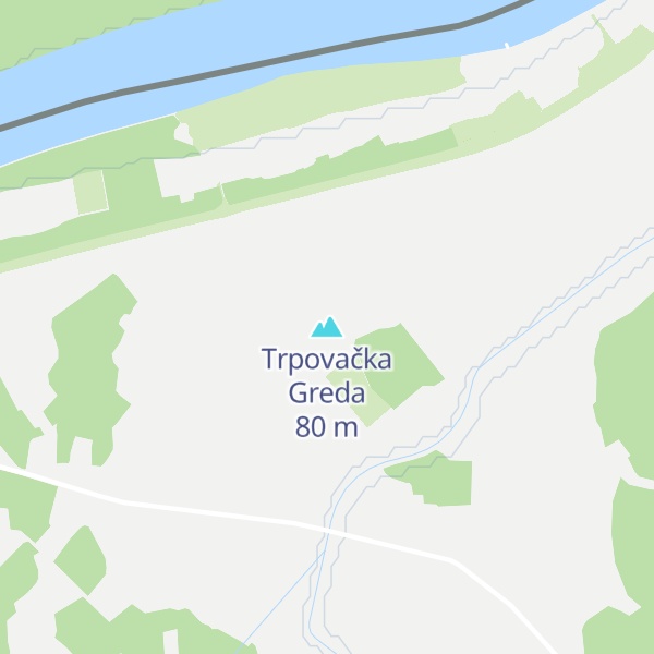Map of Trpovačka Greda