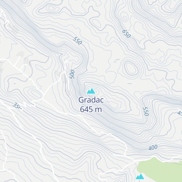 Map of Gradac