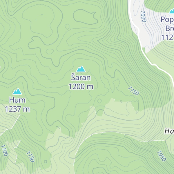 Map of Vrtače