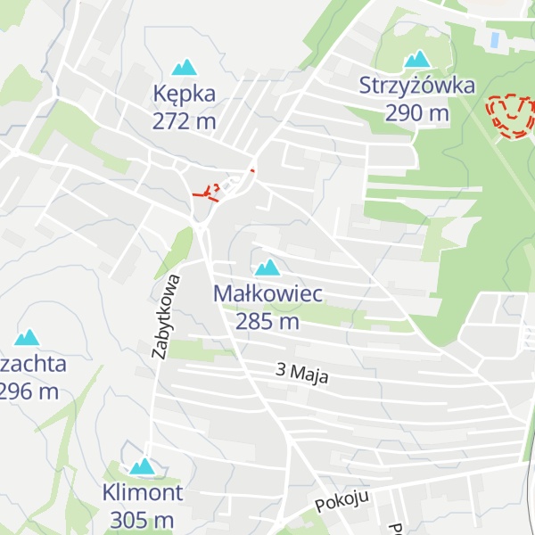 Map of Małkowiec