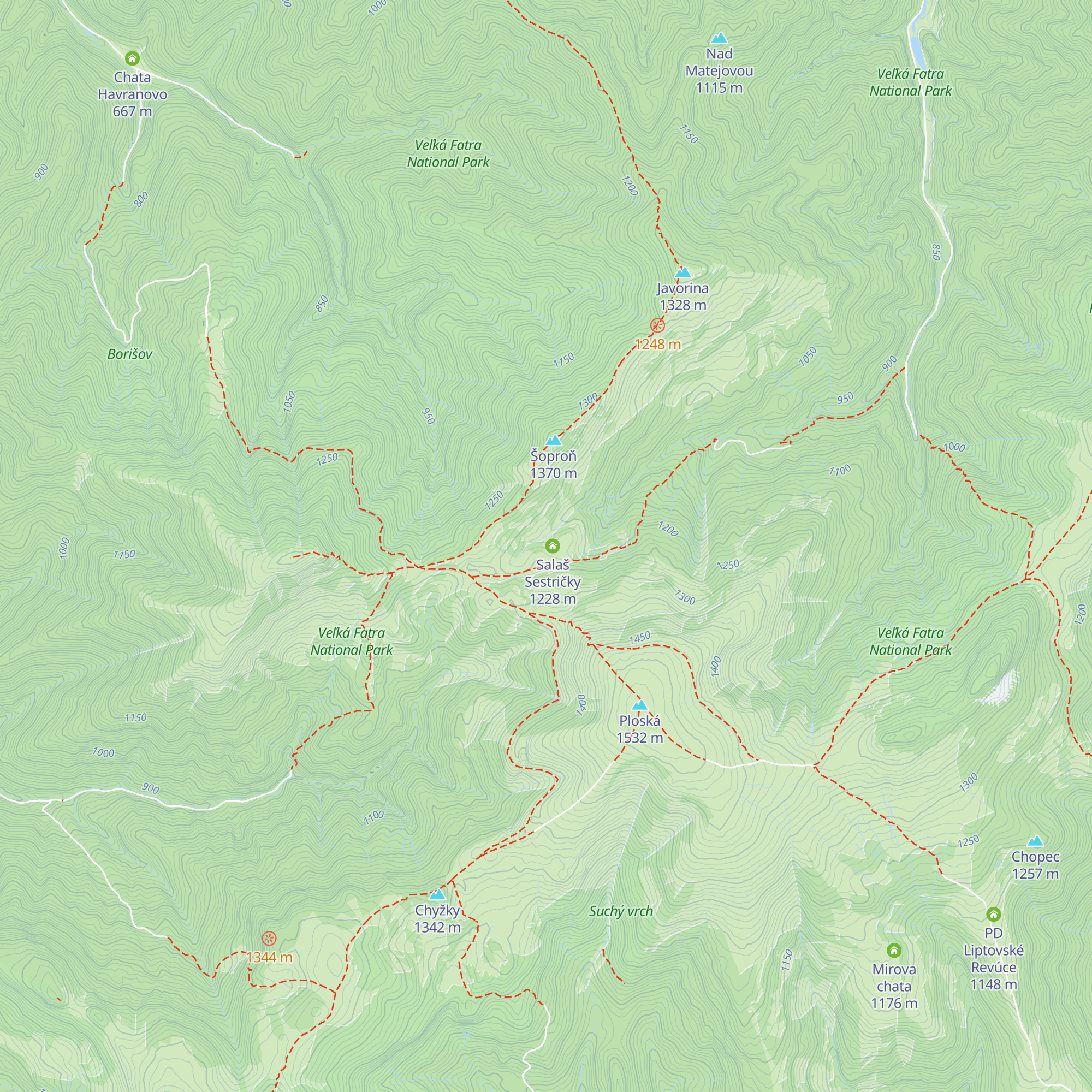 Koniareň map
