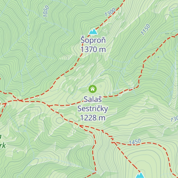 Map of Koniareň