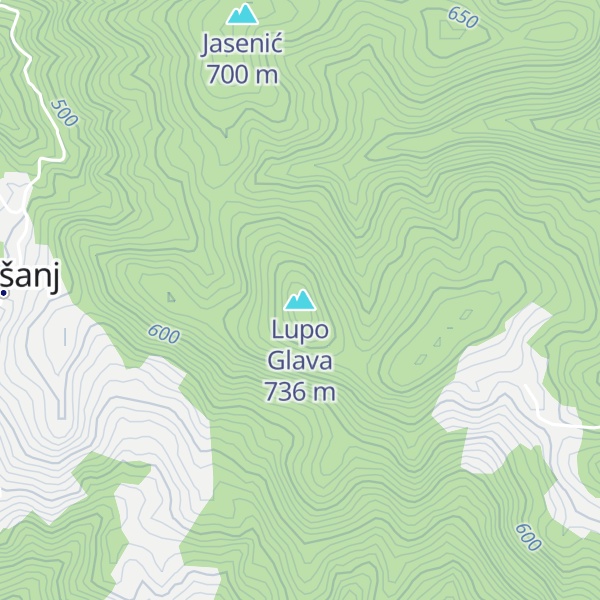 Map of Lupo Glava