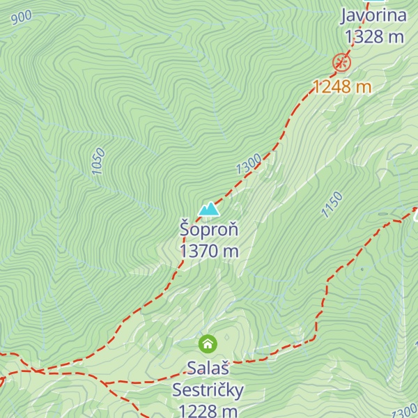 Map of Šoproň