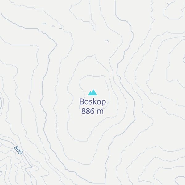 Map of Boskop