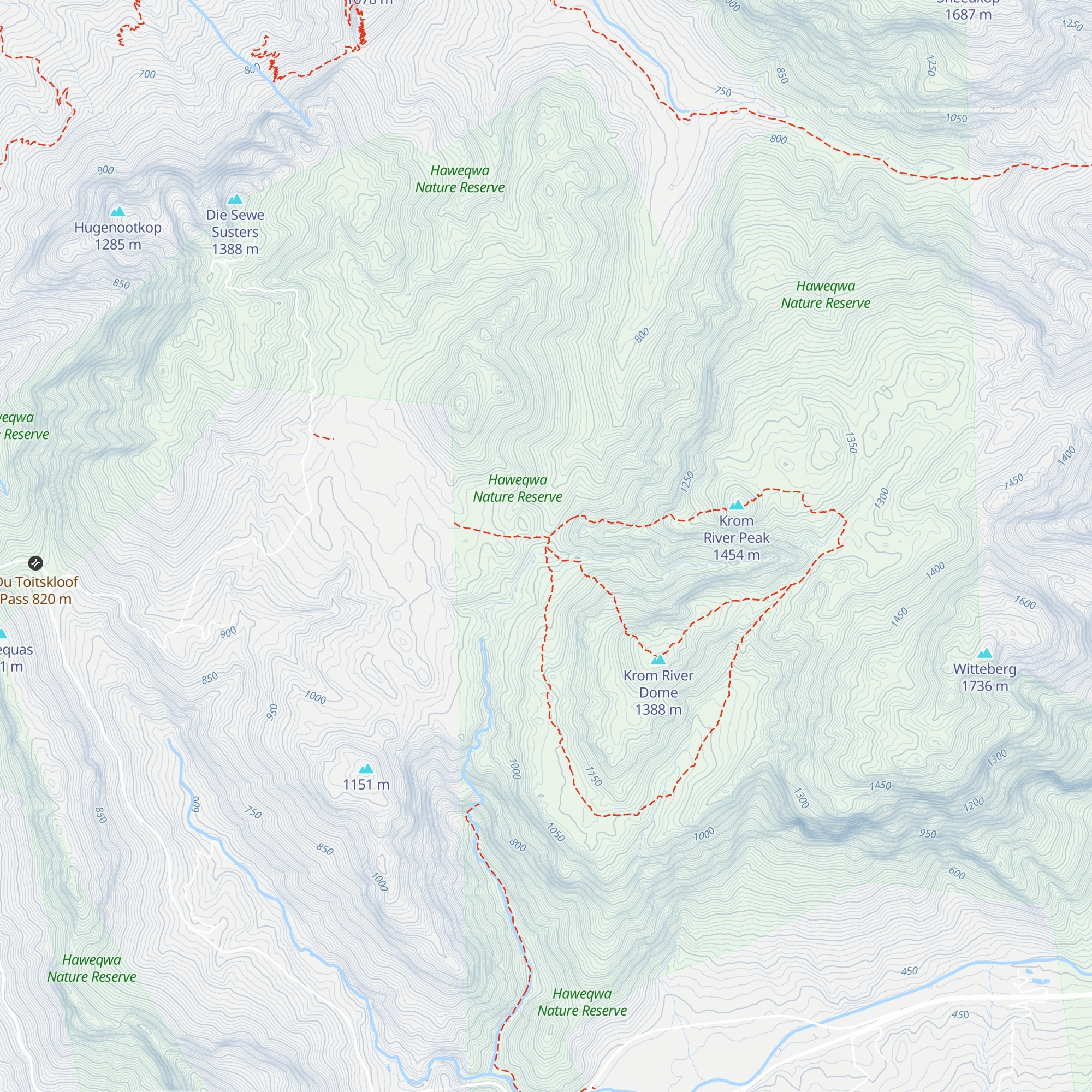 MCSA Krom River Hut map