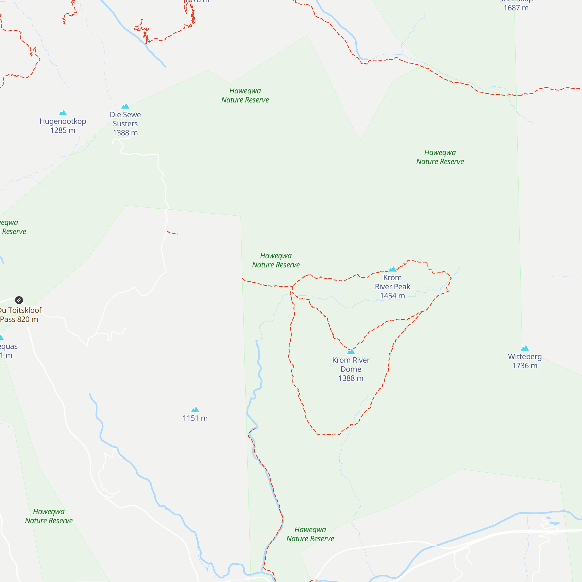 MCSA Krom River Hut map