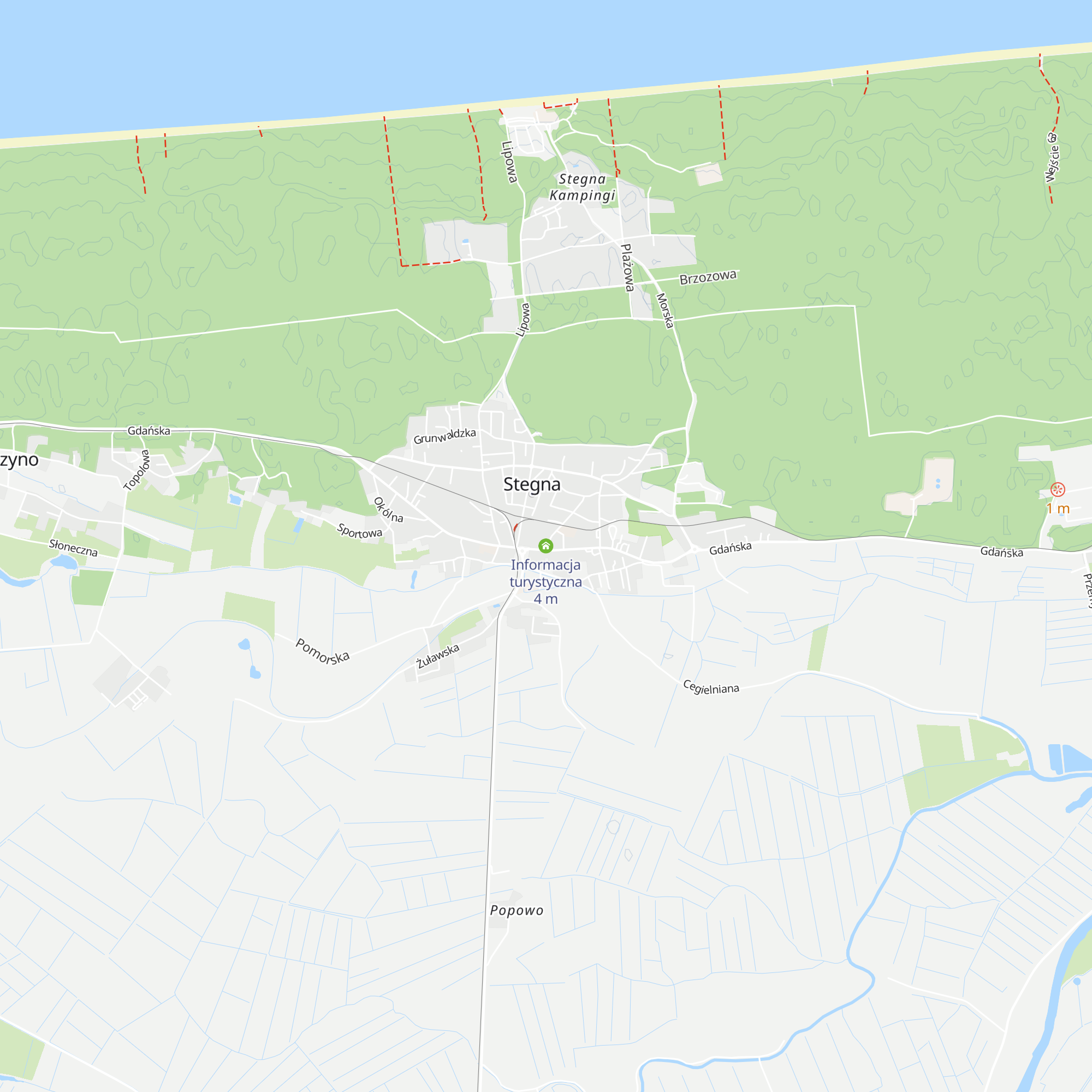 Informacja turystyczna map