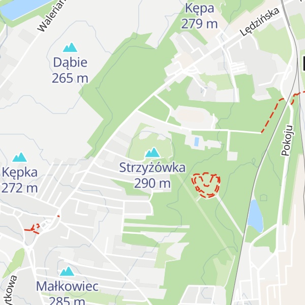 Map of Strzyżówka