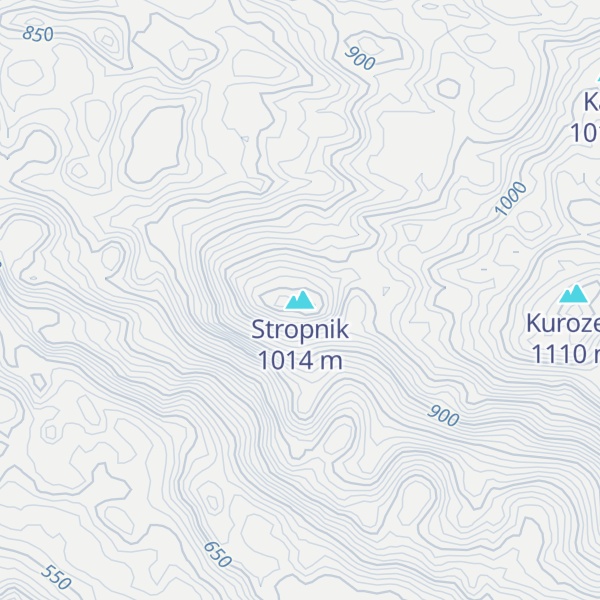 Map of Stropnik