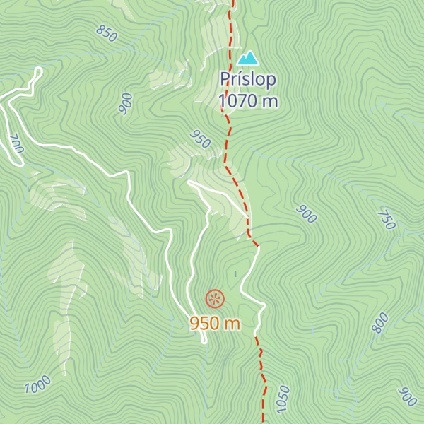 Map of Koliba Príslop