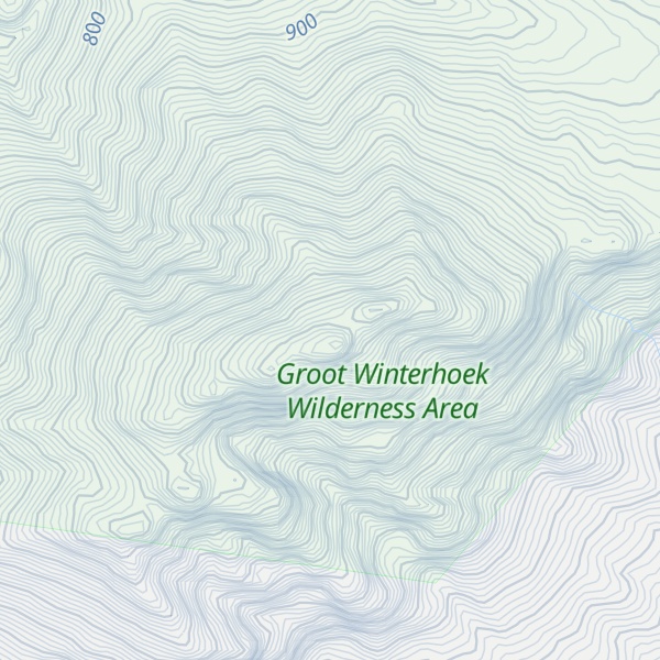 Map of Kleinpoortberg