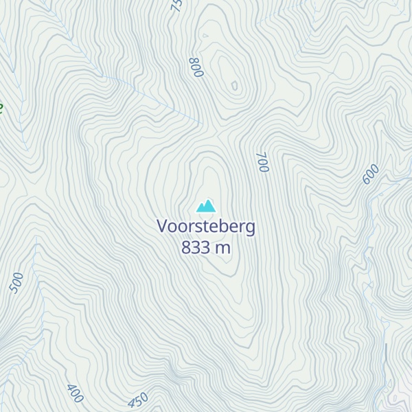 Map of Voorsteberg