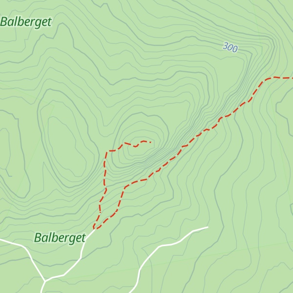 Map of Balklinten