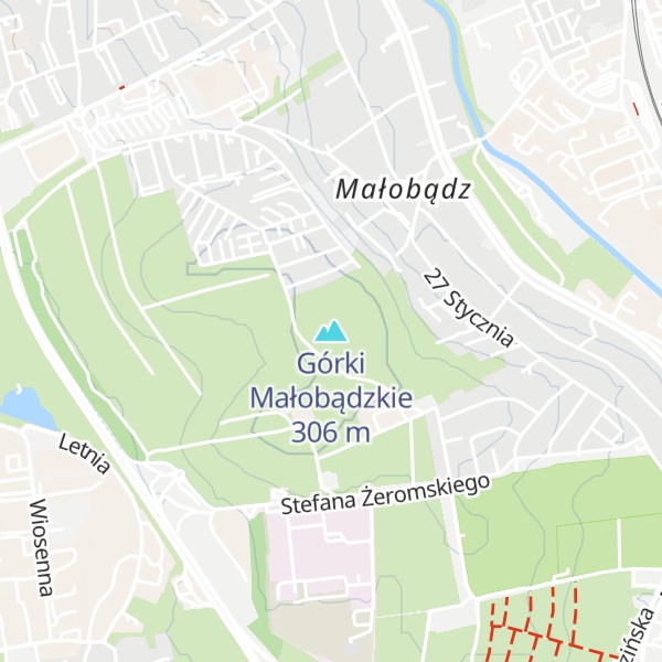 Map of Górki Małobądzkie