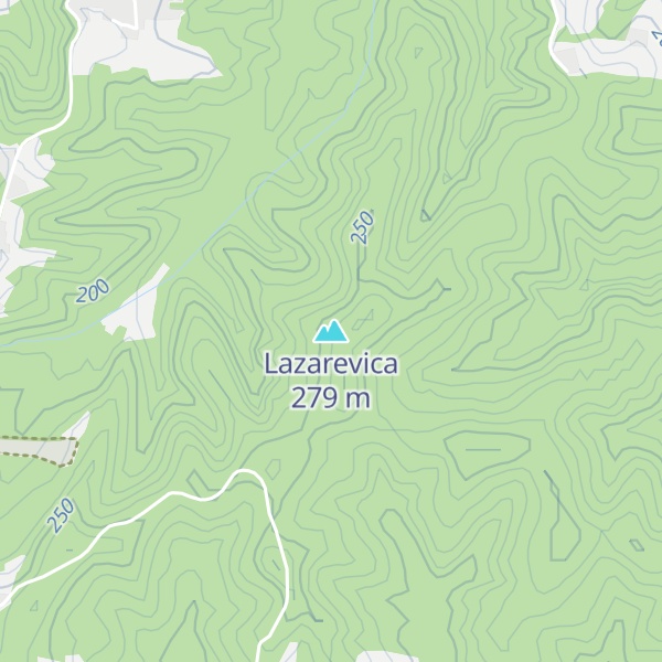 Map of Lazarevica