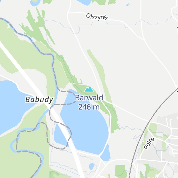 Map of Barwałd