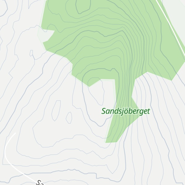 Map of Sandsjöberget