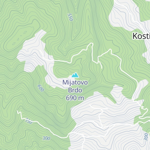 Map of Mijatovo Brdo