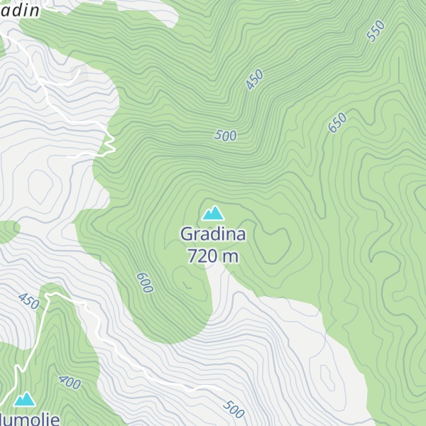 Map of Gradina