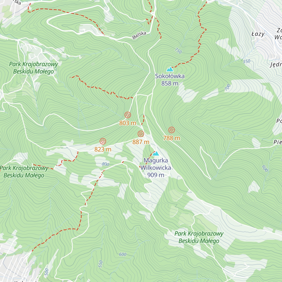 Chata Na Magurce map