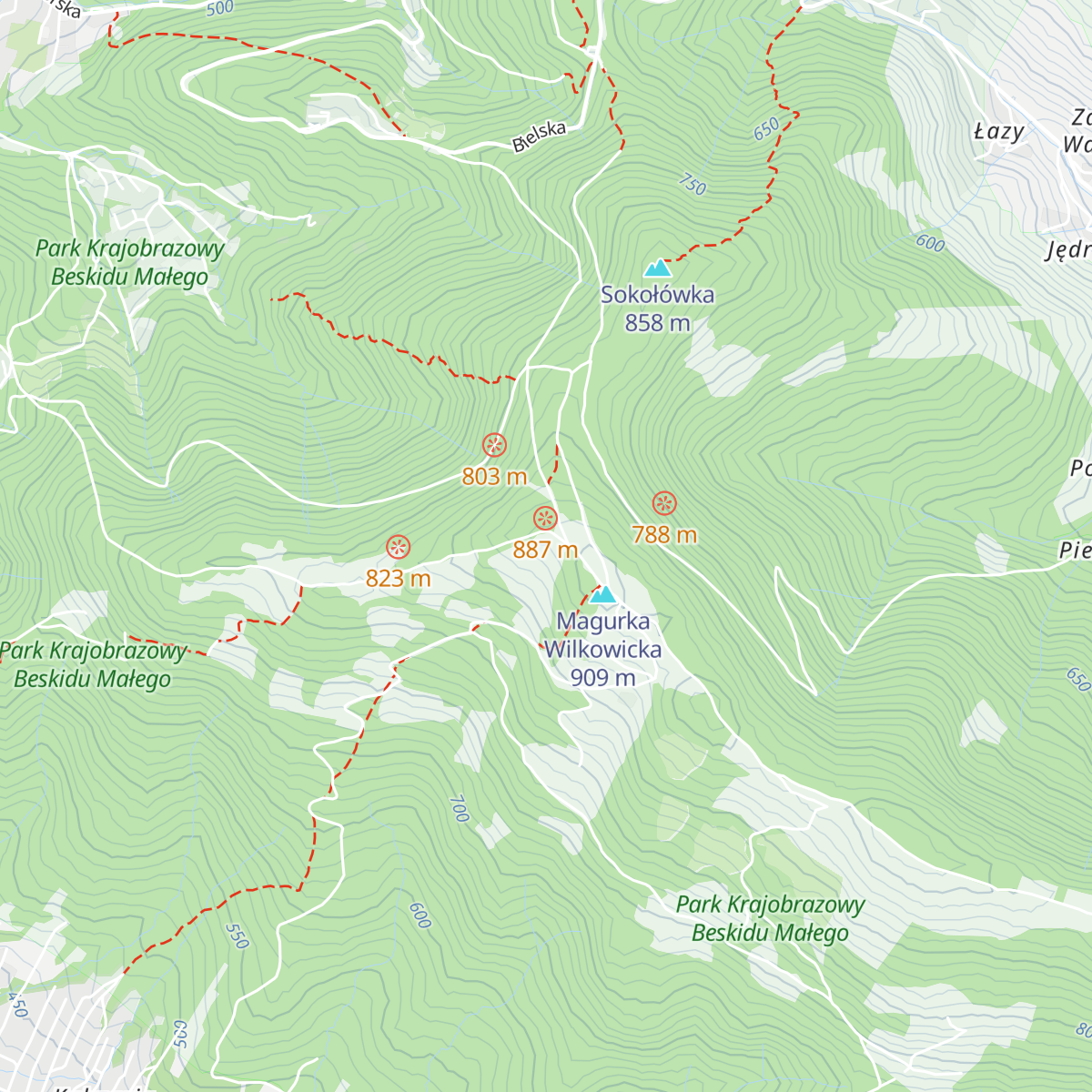 Chata Na Magurce map