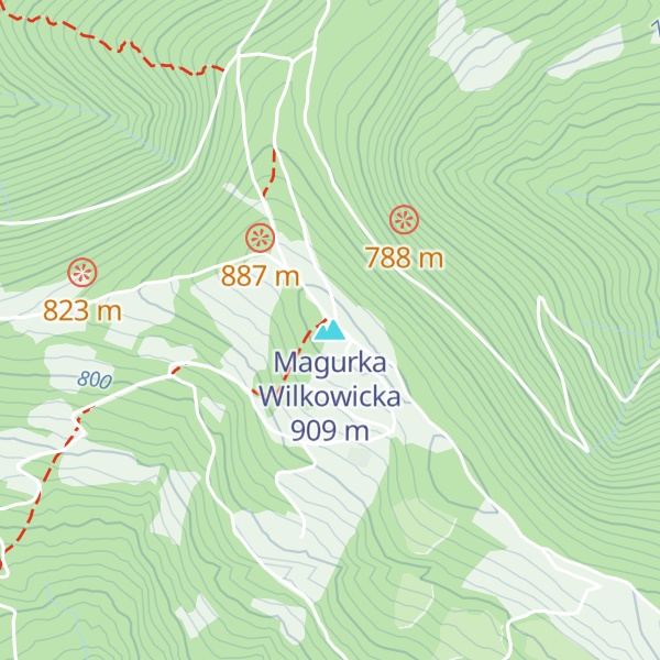 Map of Magurka Wilkowicka