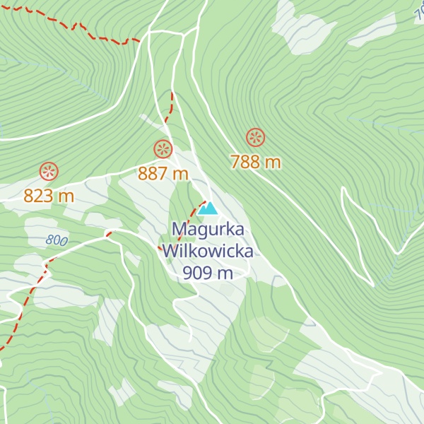 Map of Schronisko PTTK na Magurce