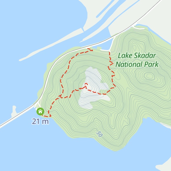Map of Velji vrh