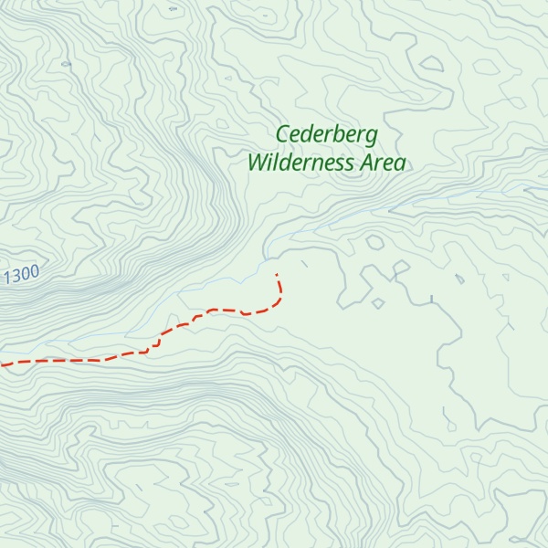 Map of Boontjieskloof Hut