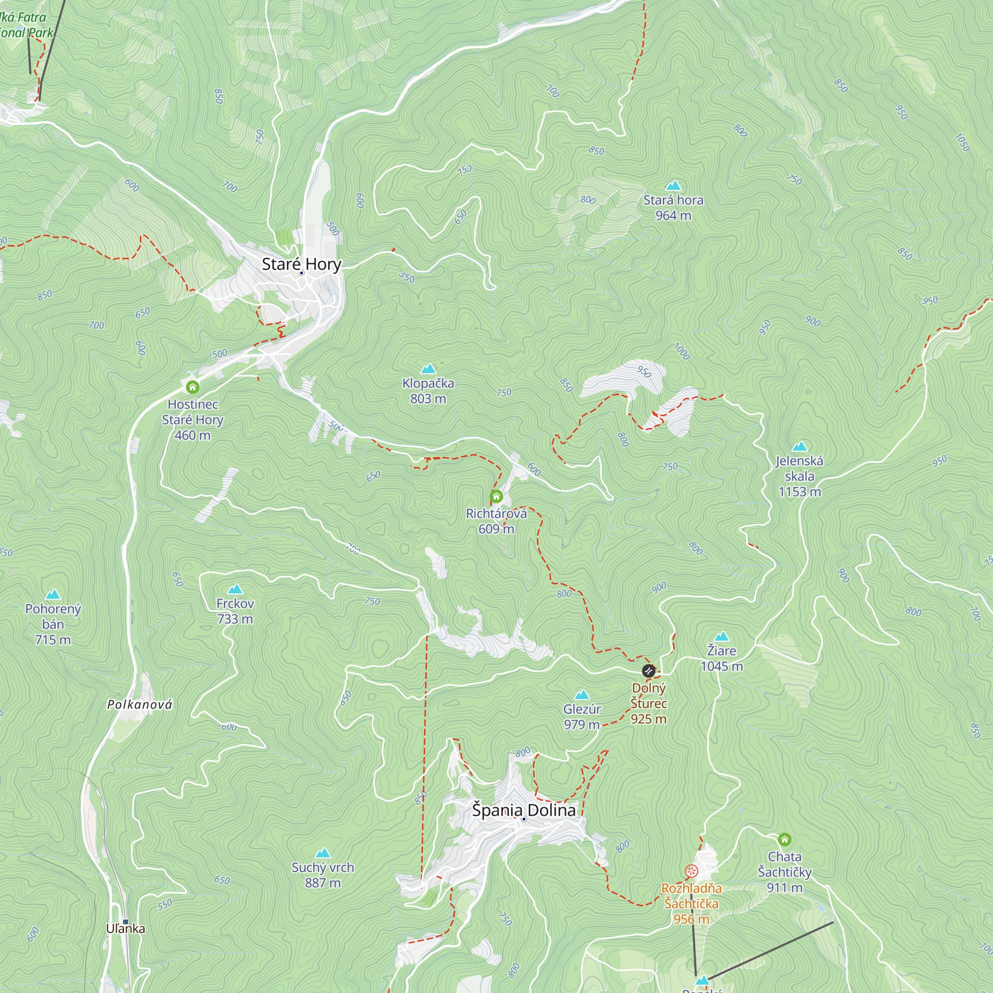 Richtárová map