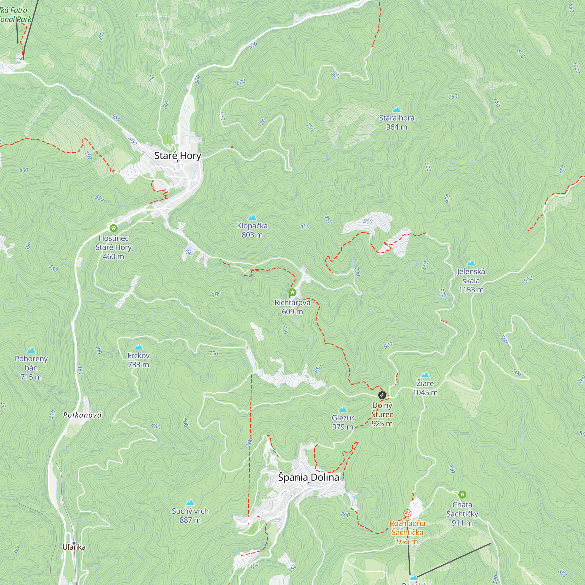 Richtárová map