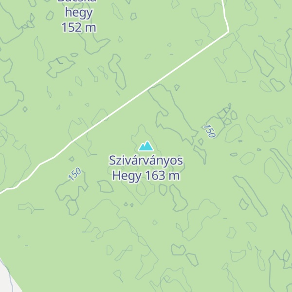 Map of Szivárványos Hegy